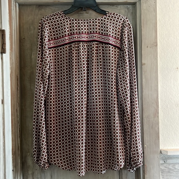 Max Studio - v neck long balloon sleeve wrap - high low - size XL - Picture 2 of 6